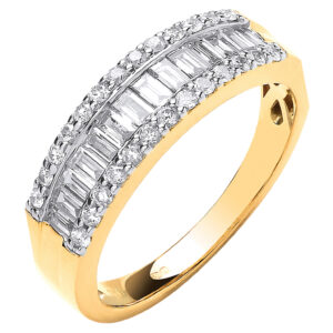 0.55 Carat Natural Diamond Dress Ring – 18ct Yellow Gold
