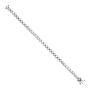 18ct White Gold bracelet with 7.00 carat natural diamond, SI/G/H