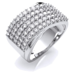 18ct White Gold eternity ring with 1.00 carat natural diamond