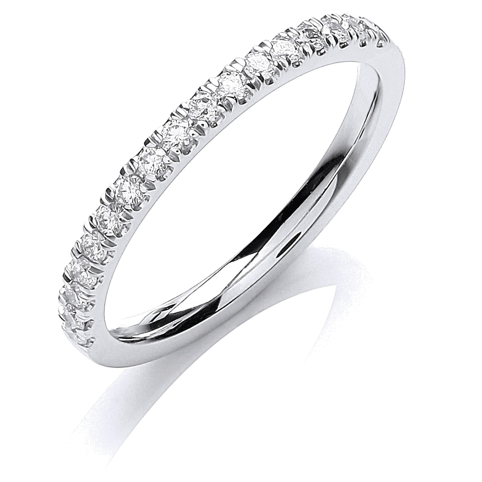 Platinum engagement ring with 0.30 carat natural diamond, VS/G/H