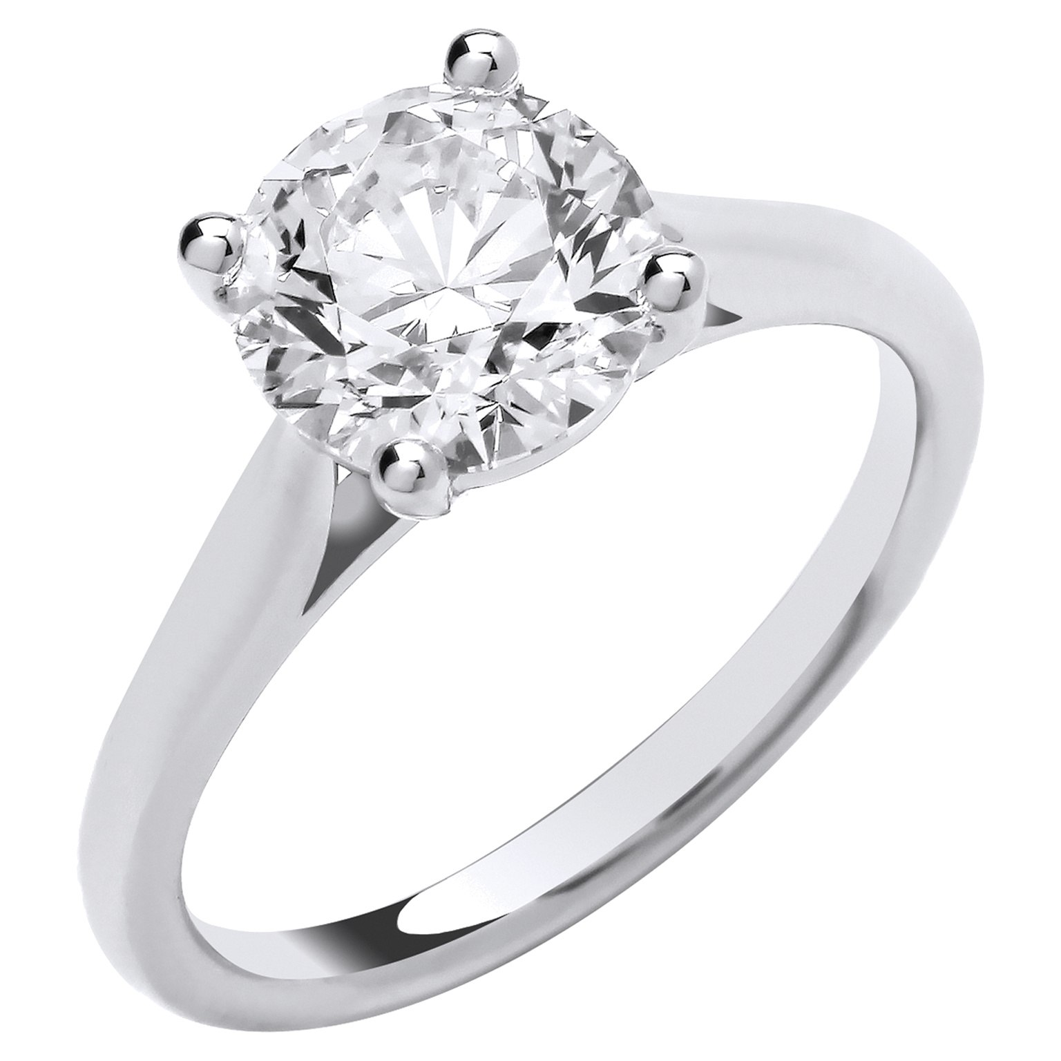 4 carat diamond engagement ring