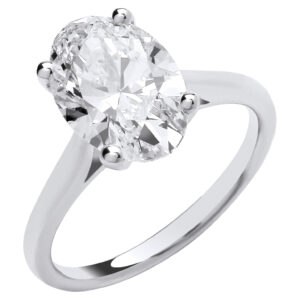 3 carat oval diamond engagement ring