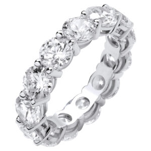 7.00 Carat Lab Grown Diamond Eternity Ring – 18ct White Gold