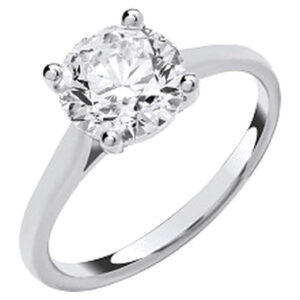 3.00 Carat Lab Grown Diamond Engagement Ring – 9ct White Gold