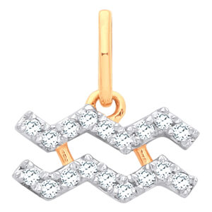 9ct Yellow Gold pendant with 0.10 carat natural diamond, SI/G/H