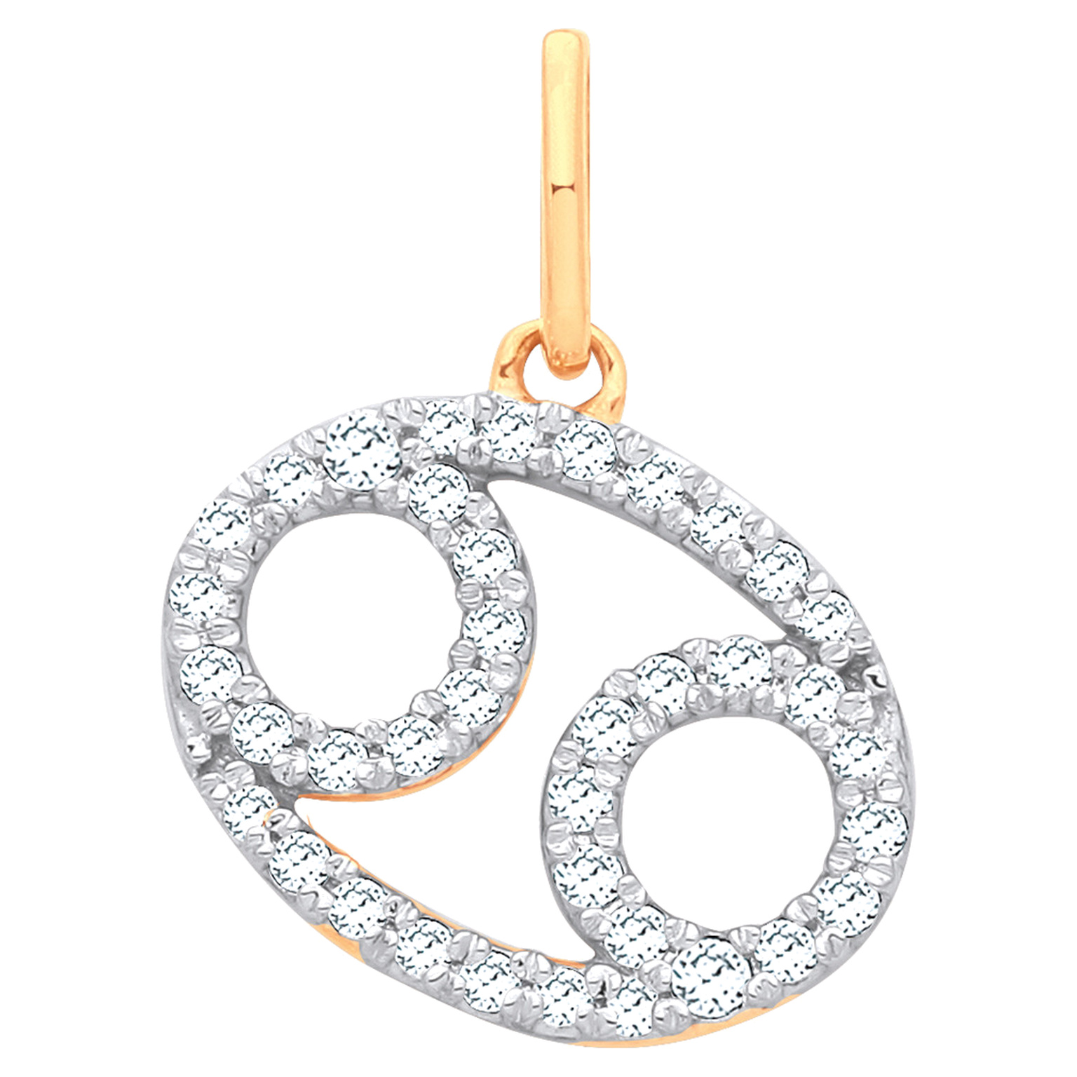 9ct Yellow Gold pendant with 0.20 carat natural diamond, SI/G/H
