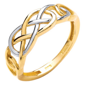 2 dress ring with natural diamond