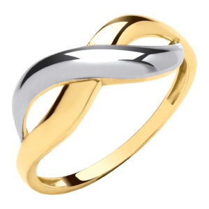 Y dress ring with natural diamond