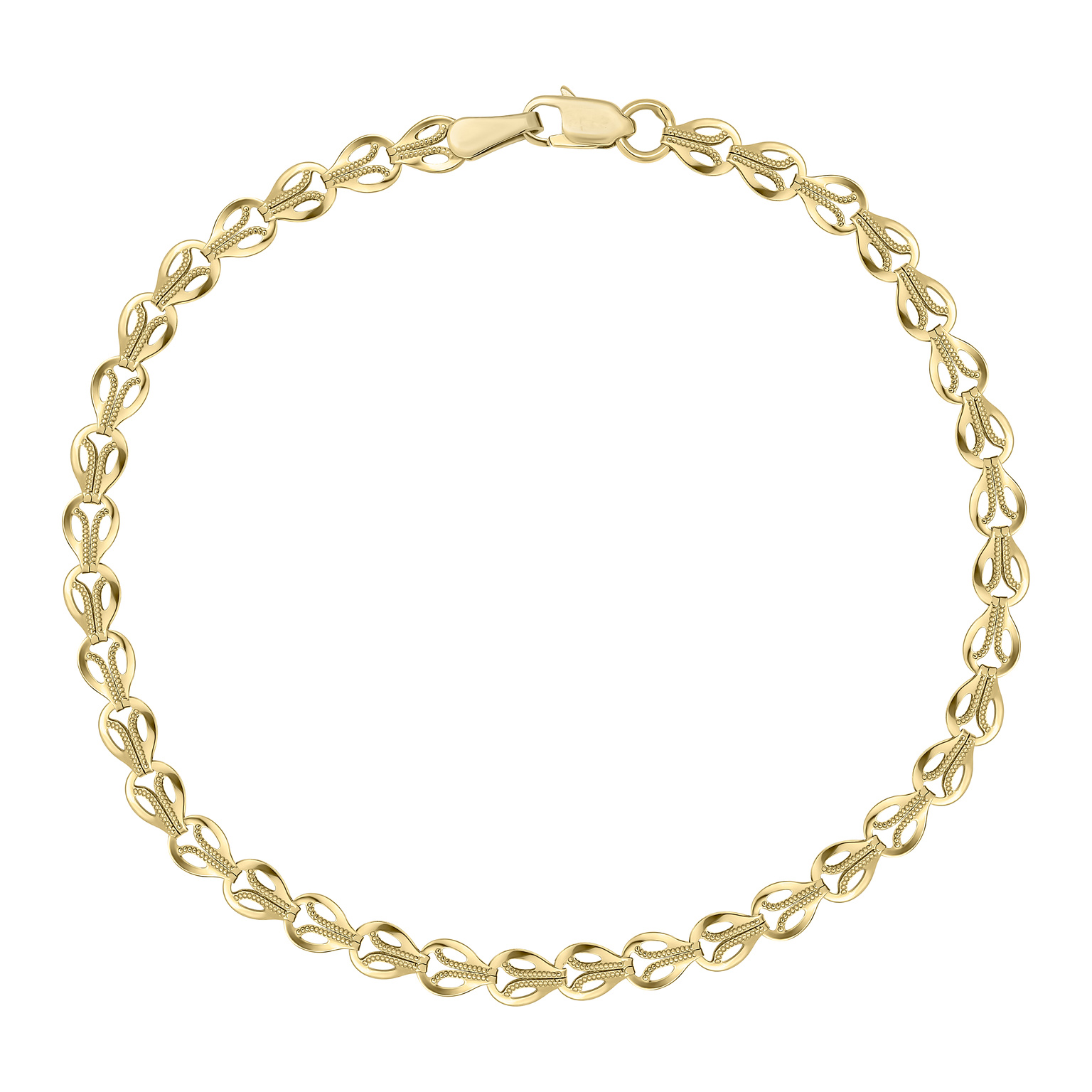 9ct yellow gold bracelet